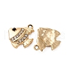 Alloy Rhinestone Pendants PALLOY-S052-05G-2