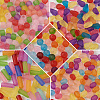 500Pcs 5 Style Transparent Acrylic Beads FACR-PJ0001-04-4