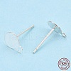 925 Sterling Silver Stud Earring Settings STER-T005-02A-5