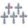 Rainbow Color Alloy Big Pendants PALLOY-N156-155-NR-1