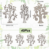 SUNNYCLUE Tibetan Style Alloy Pendants FIND-SC0011-53A-2