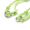 Polyester & Spandex Cord Bracelet Sets BJEW-JB06367-05-5