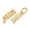 Brass Charms KK-S527-02G-B-2