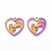 201 Stainless Steel Pendants STAS-N098-118M-3