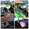 SUNNYCLUE 40Pcs Baking Paint Stainless Steel Cable Wire Keychain AJEW-SC0003-42-5