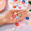 DIY Flower Cabochons Jewelry Making Finding Kit FIND-TA0002-45-15
