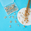 Fashewelry 2 Sets 2 Colors Alloy Rhinestone Charms ALRI-FW0001-01-6
