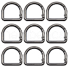Gorgecraft 12Pcs Alloy Spring Gate Rings FIND-GF0007-10A-1