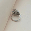 Rose Alloy Finger Rings FS-WGB1360-03-4