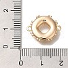 Brass Micro Pave Cubic Zirconia Chandelier Component Links KK-U038-10G-3