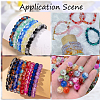 SOFPLATE 300Pcs Transparent Crackle Acrylic Beads CACR-SP0001-01B-6