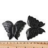Natural Black Gold Gemstone Carved Beads G-G202-02-3