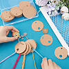 Sunflower Bees Alloy & Glass Pendant Stitch Markers HJEW-AB00559-3
