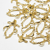 Brass Rhinestone Setting Findings KK-S347-140-2