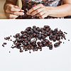 AHADERMAKER 250Pcs 5 Styles Dyed Natural Wood Beads WOOD-GA0001-40-7