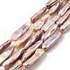 Natural Baroque Keshi Pearl Beads Strands PEAR-B004-04B-02A-2