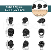 Unicraftale 6Pcs 3 Styles 304 Stainless Steel Beads STAS-UN0059-60-2