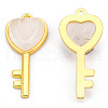 Natural Quartz Crystal Pendants G-N326-158-19-2