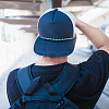 2Pcs 2 Styles Natural & Synthetic Turquoise Link Baseball Cap Chain AJEW-TAC00031-7