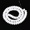 Opaque Spray Painted Glass Beads GLAA-ZX008-8mm-18G-2