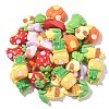 30Pcs Opaque Resin Imitation Food Cabochons CRES-CJ0001-59-3