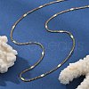 2MM 304 Stainless Steel Curb Chain Necklaces NJEW-T016-13G-2