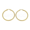 PVD Vacuum Plating 201 Stainless Steel Twist Hoop Earrings for Women EJEW-F345-21G-1