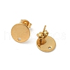 304 Stainless Steel Stud Earring Finding STAS-V015-26A-G-2
