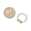 ABS Plastic Imitation Pearl Elastic Rings for Women RJEW-JR00900-3
