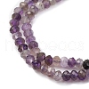 Faceted Natural Amethyst Beads Strands G-RM241221-N2-4