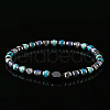 Bohemian Natural Moonstone & Sodalite & Picasso Stone Cylinder Beads Stretch Bracelets for Men WA6560-3