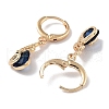 Real 18K Gold Plated Brass Dangle Leverback Earrings EJEW-L269-042G-2