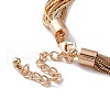 Brass Box Chains Multi-strand Necklaces NJEW-C040-01B-4