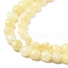Natural Dyed White Jade Beads Strands G-C179-A6mm-08-4