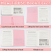 CRASPIRE Elastic Fabric Book Covers AJEW-CP0008-68A-6