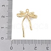 Brass Micro Pave Clear Cubic Zirconia Pendants KK-U008-03A-G-3
