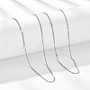2MM 304 Stainless Steel Curb Chain Necklaces NJEW-T016-13P-1