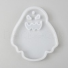 Halloween DIY Ghost Pendant Silicone Molds DIY-P006-38-2