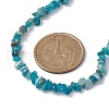 Natural Apatite Chip Beaded Necklace NJEW-JN04615-15-3