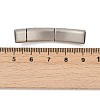 304 Stainless Steel Snap Lock Clasps STAS-U055-02D-P-3