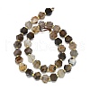 Natural Banded Agate Beads Strand G-I376-A45-01-2