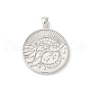 Rack Plating Brass Clear Cubic Zirconia Pendants KK-Z056-24P-1