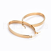 304 Stainless Steel Hoop Earrings EJEW-L232-003A-G-2