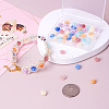 Cheriswelry 60Pcs 6 Colors Rose Shell Beads BSHE-CW0001-01-5