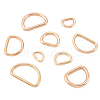 Beadthoven 54Pcs 9 Styles Iron D Rings IFIN-BT0001-10-2