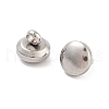 Non-Tarnish 202 Stainless Steel Charms Flat Round Charm STAS-B072-07P-01-3