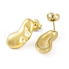 Ion Plating(IP) 304 Stainless Steel Stud Earrings for Women EJEW-A049-09G-2