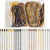 SOFPLATE 28Pcs 7 Colors Iron Ball Chain Necklace Making MAK-SP0001-07-1