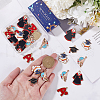 SUNNYCLUE 40Pcs 5 Styles Graduation Season Theme Alloy Enamel Pendants ENAM-SC0005-81-3