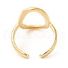 Ion Plating(IP) 201 Stainless Steel Finger Ring RJEW-E063-49G-3